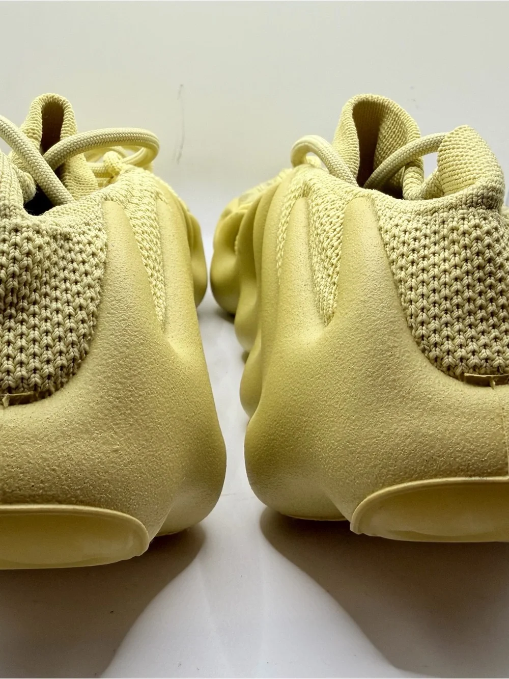 adidas Yeezy Knit Sneaker in Pale Yellow